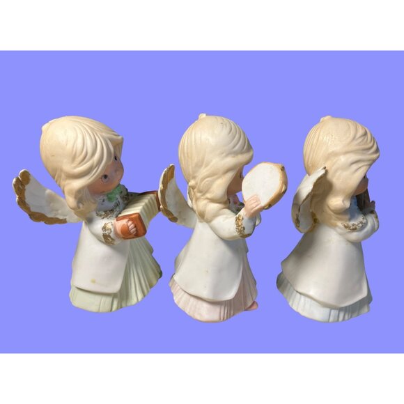 HOMCO Angel Figurine Set - Christmas Decor Musical Instrument Angel Figurines - Picture 6 of 14